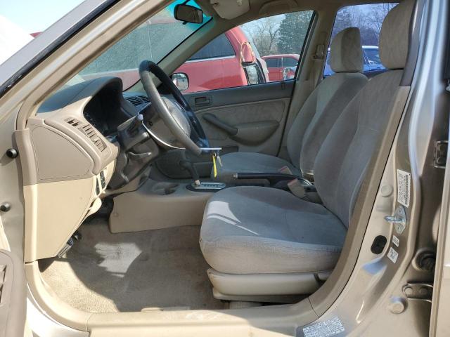 Photo 7 from auction – 2001 HONDA CIVIC LX with VIN JHMES16591S009499