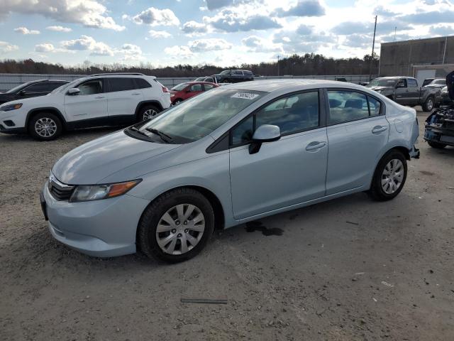 HONDA CIVIC LX 2012 with VIN 2HGFB2F52CH571834 - Photo from auction