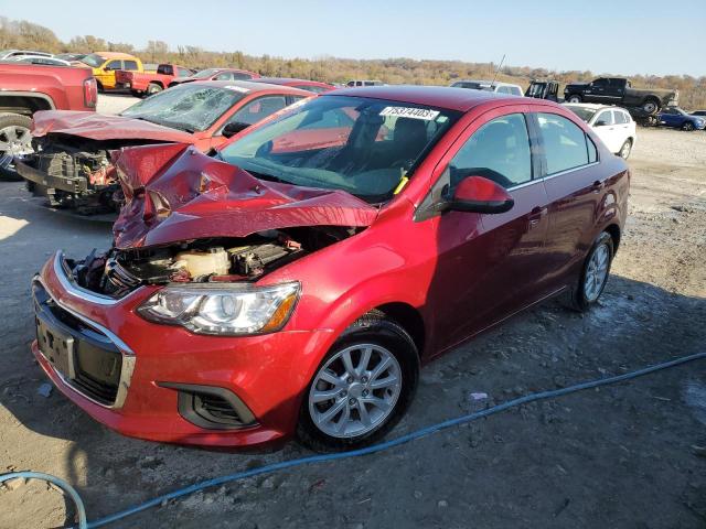 CHEVROLET SONIC LT 2018 with VIN 1G1JD5SH1J4105433 - Photo from auction