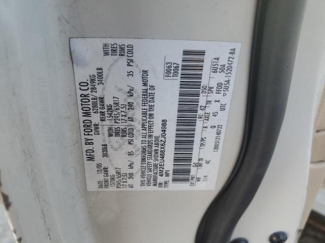 Photo 14 from auction – 2006 MERCURY MOUNTAINEE with VIN 4M2EU488X6ZJ04988