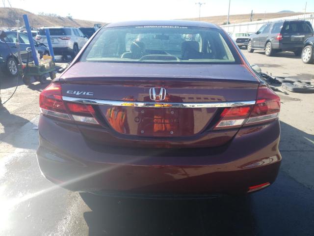 Photo 6 from auction – 2013 HONDA CIVIC LX with VIN 19XFB2F56DE022715