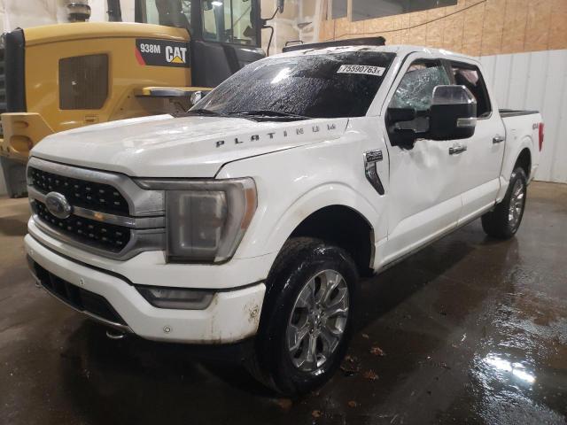 FORD F150 SUPER 2022 with VIN 1FTFW1E85NFC29193 - Photo from auction