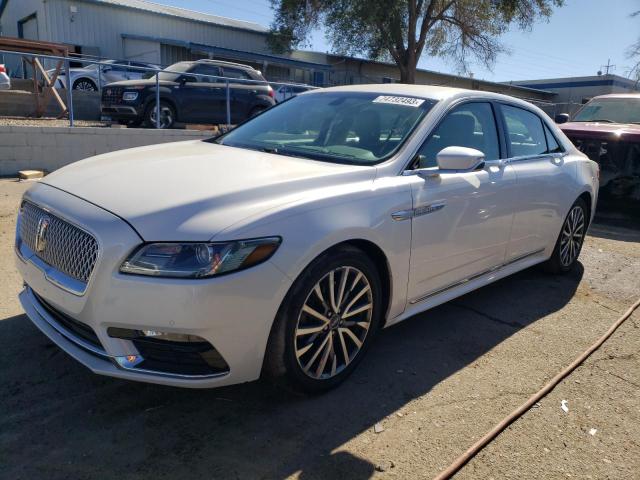 LINCOLN CONTINENTA 2017 with VIN 1LN6L9TK3H5628924 - Photo from auction