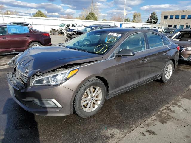 HYUNDAI SONATA SE 2016 with VIN 5NPE24AF1GH418039 - Photo from auction