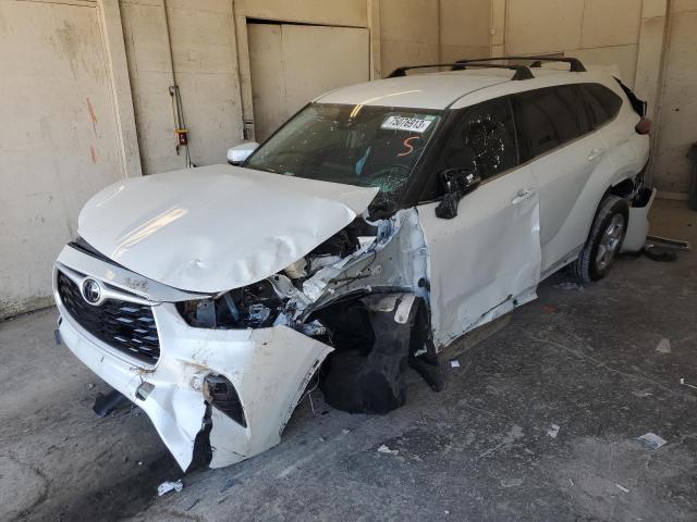 TOYOTA HIGHLANDER 2022 with VIN 5TDZZRAH2NS091234 - Photo from auction