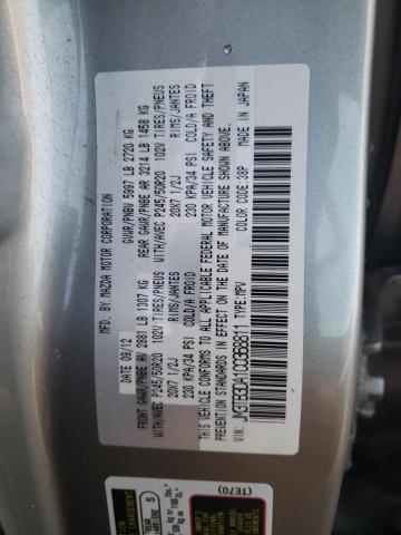 Photo 14 from auction – 2012 MAZDA CX-9 with VIN JM3TB3DA1C0368811