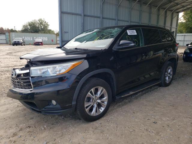 TOYOTA HIGHLANDER 2016 with VIN 5TDZKRFH7GS186226 - Photo from auction