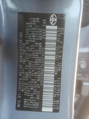 Photo 14 from auction – 2020 TOYOTA COROLLA LE with VIN 5YFEPRAE1LP074232