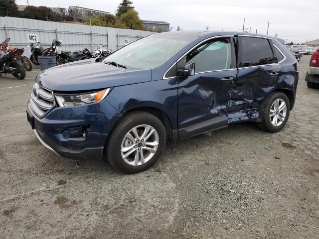 FORD EDGE SEL 2017 with VIN 2FMPK3J87HBC65924 - Photo from auction