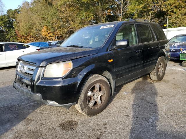 HONDA PILOT EXL 2007 with VIN 5FNYF28587B039735 - Photo from auction