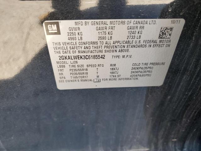 Photo 14 from auction – 2012 GMC TERRAIN SL with VIN 2GKALWEK3C6185542