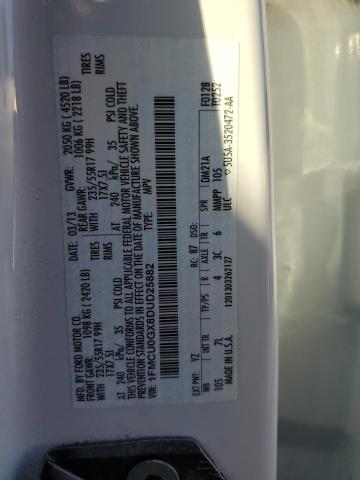 Photo 14 from auction – 2013 FORD ESCAPE SE with VIN 1FMCU0GX8DUD25882