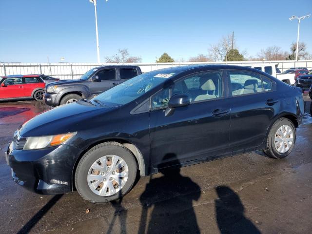 HONDA CIVIC LX 2012 with VIN 19XFB2F59CE066898 - Photo from auction
