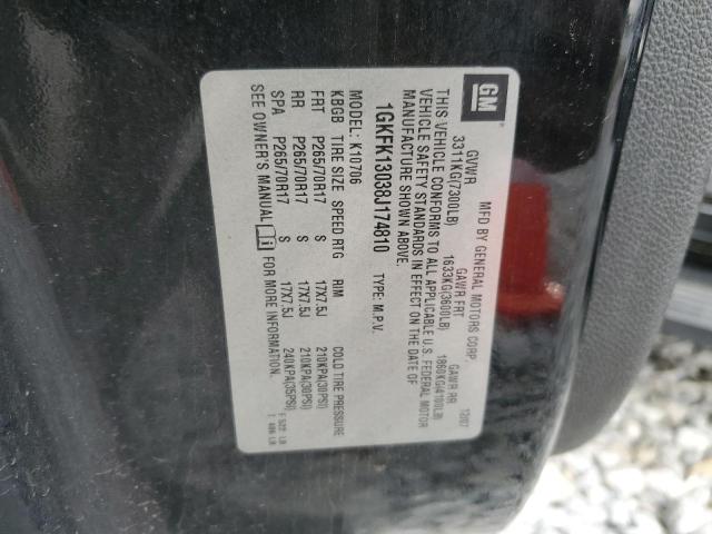 Photo 14 from auction – 2008 GMC YUKON with VIN 1GKFK13038J174810
