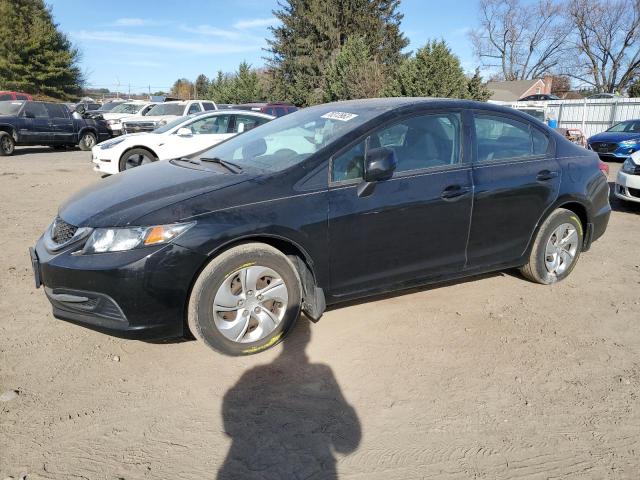HONDA CIVIC LX 2013 with VIN 2HGFB2F50DH564396 - Photo from auction