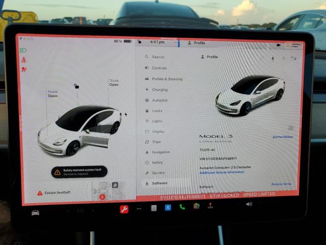 Photo 9 from auction – 2018 TESLA MODEL 3 with VIN 5YJ3E1EA6JF098671