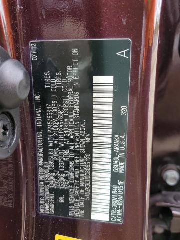 Фото 14 с аукциона – 2012 TOYOTA HIGHLANDER с VIN 5TDZK3EH0CS085120