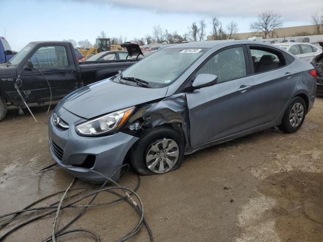 HYUNDAI ACCENT SE 2017 with VIN KMHCT4AE4HU353766 - Photo from auction