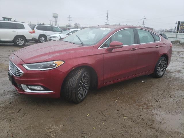 FORD FUSION SE 2017 with VIN 3FA6P0HD8HR364665 - Photo from auction