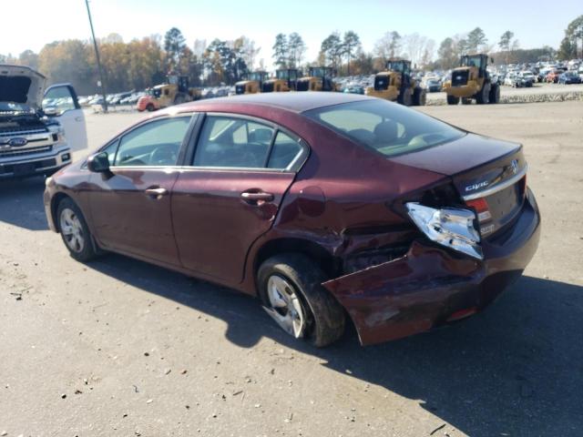 Photo 2 from auction – 2015 HONDA CIVIC LX with VIN 19XFB2F5XFE056871