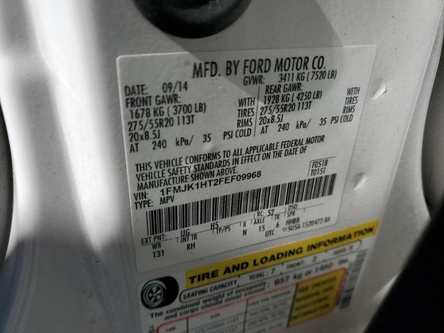 Photo 14 from auction – 2015 FORD EXPEDITION with VIN 1FMJK1HT2FEF09968