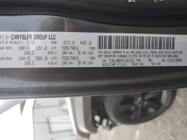 Photo 14 from auction – 2015 JEEP PATRIOT SP with VIN 1C4NJPBB4FD191319