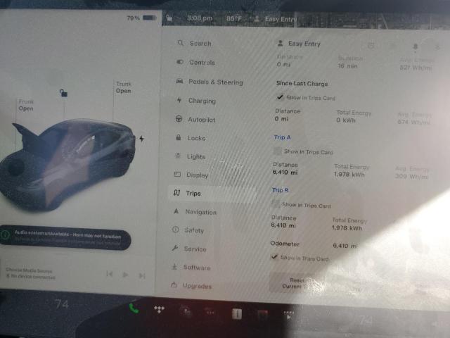 Photo 9 from auction – 2022 TESLA MODEL Y with VIN 7SAYGDEF2NF508498