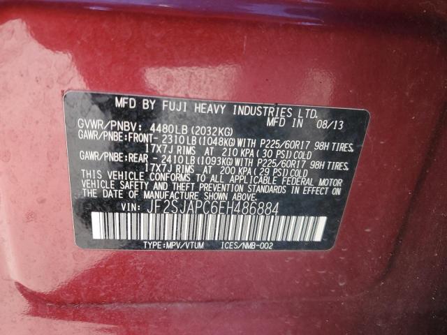 Photo 14 from auction – 2014 SUBARU FORESTER 2 with VIN JF2SJAPC6EH486884