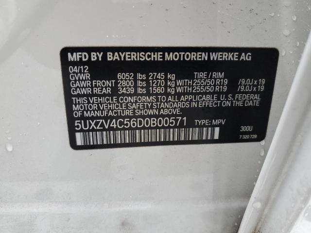 Photo 14 from auction – 2013 BMW X5 XDRIVE3 with VIN 5UXZV4C56D0B00571