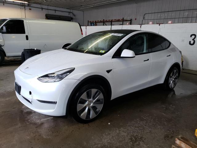 TESLA MODEL Y 2023 with VIN 7SAYGDEE9PA114858 - Photo from auction