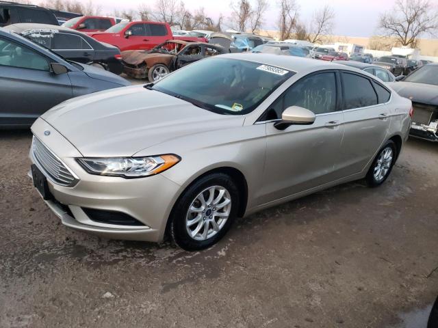 FORD FUSION S 2017 with VIN 3FA6P0G71HR228390 - Photo from auction