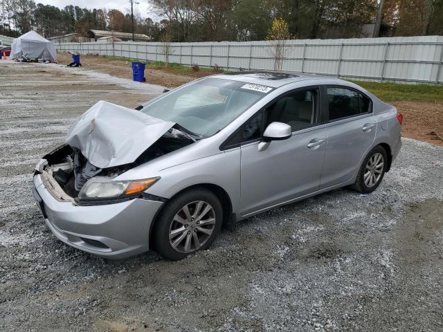 HONDA CIVIC EX 2012 with VIN 19XFB2F85CE007499 - Photo from auction