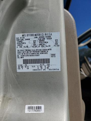 Photo 14 from auction – 2005 FORD ESCAPE LIM with VIN 1FMYU94185KA10507
