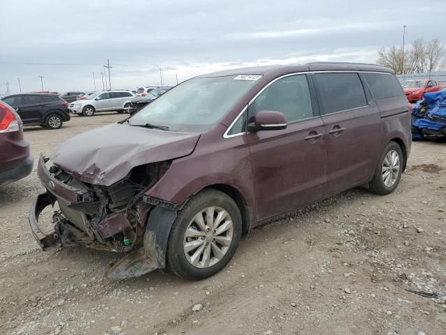 KIA SEDONA EX 2015 with VIN KNDMC5C18F6050354 - Photo from auction