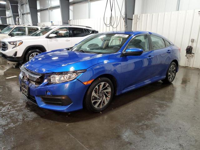HONDA CIVIC EX 2018 with VIN 19XFC2F79JE037929 - Photo from auction