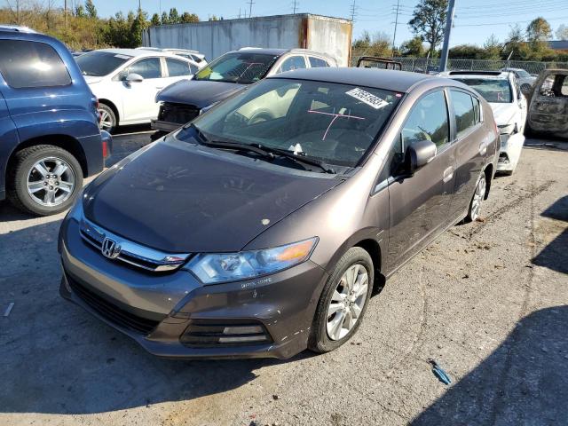 HONDA INSIGHT EX 2013 with VIN JHMZE2H76DS002205 - Photo from auction
