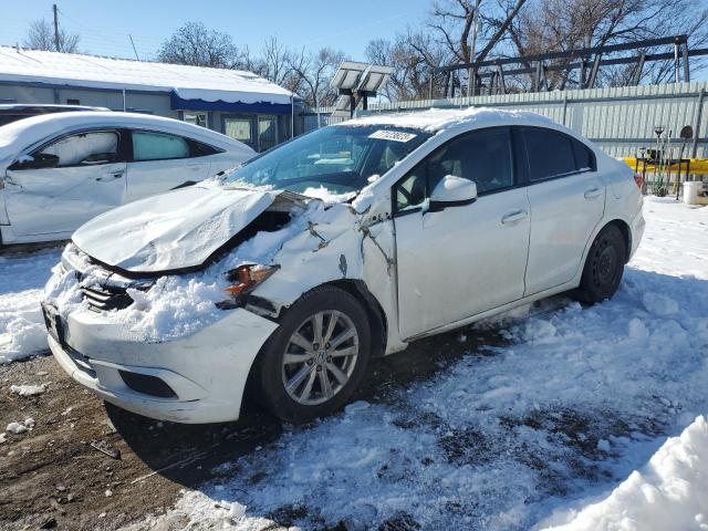 HONDA CIVIC EX 2012 with VIN 2HGFB2F86CH548437 - Photo from auction