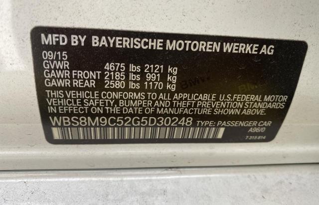 Photo 10 from auction – 2016 BMW M3 with VIN WBS8M9C52G5D30248
