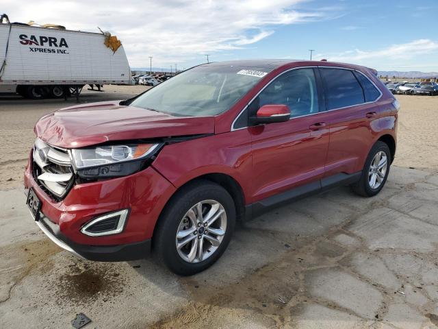 FORD EDGE SEL 2017 with VIN 2FMPK4J87HBB37639 - Photo from auction