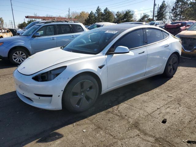 TESLA MODEL 3 2021 with VIN 5YJ3E1EBXMF858257 - Photo from auction