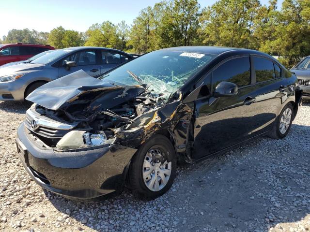 HONDA CIVIC LX 2012 with VIN 2HGFB2F5XCH333245 - Photo from auction