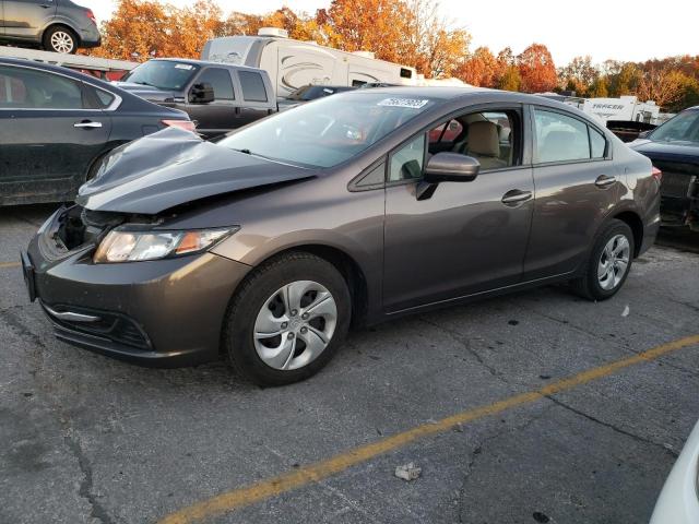 HONDA CIVIC LX 2014 with VIN 2HGFB2F51EH539122 - Photo from auction