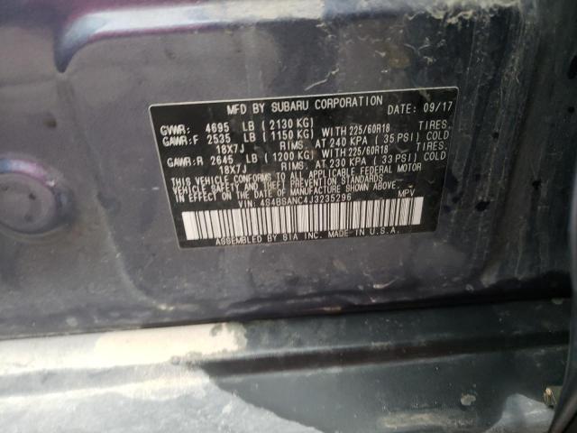 Photo 14 from auction – 2018 SUBARU OUTBACK 2. with VIN 4S4BSANC4J3235296