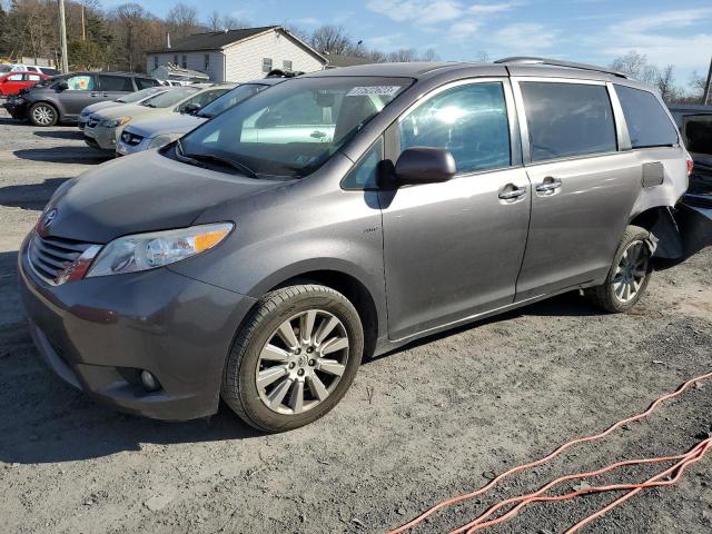 TOYOTA SIENNA XLE 2017 with VIN 5TDDZ3DC2HS165750 - Photo from auction