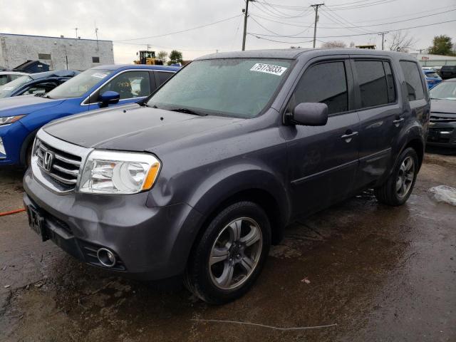 HONDA PILOT SE 2015 with VIN 5FNYF4H32FB076952 - Photo from auction