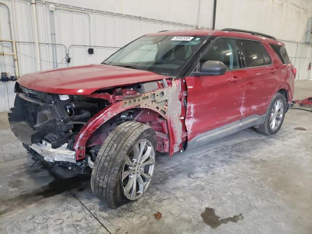 FORD EXPLORER X 2022 with VIN 1FMSK8DH4NGB28494 - Photo from auction
