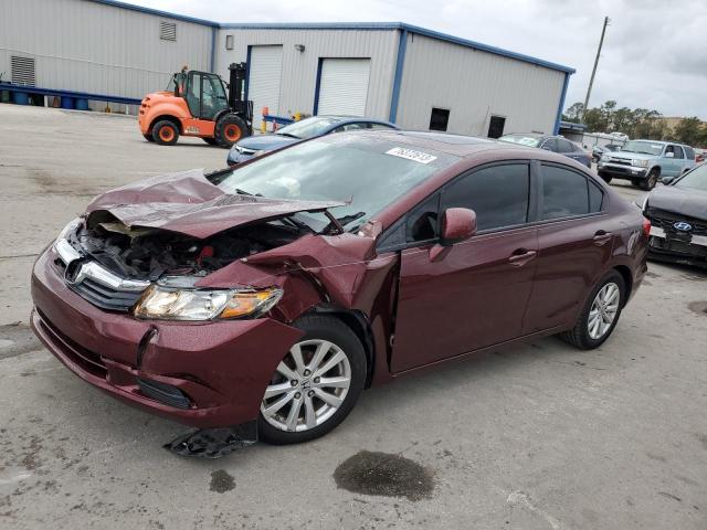 Photo 2 from auction – 2012 HONDA CIVIC EXL with VIN 19XFB2F92CE000504