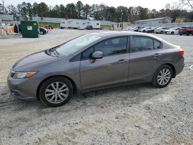 HONDA CIVIC EX 2012 with VIN 19XFB2F88CE102459 - Photo from auction