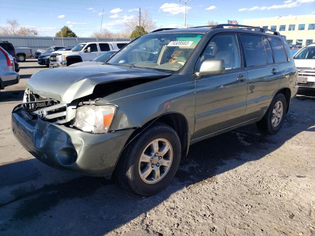 TOYOTA HIGHLANDER 2006 with VIN JTEDP21A560095109 - Photo from auction