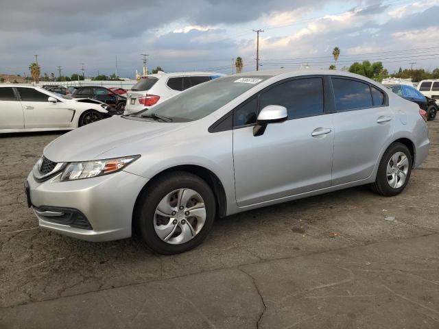 HONDA CIVIC LX 2013 with VIN 19XFB2F54DE041683 - Photo from auction